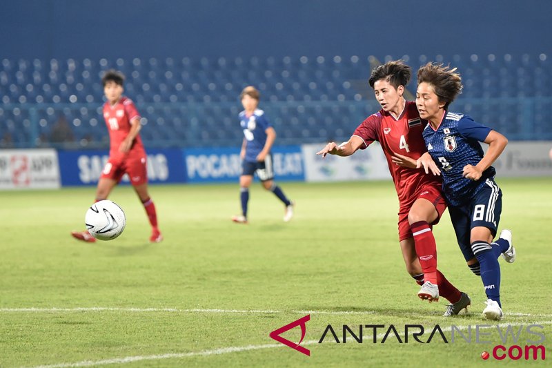Sepak Bola Wanita Thailand VS Jepang