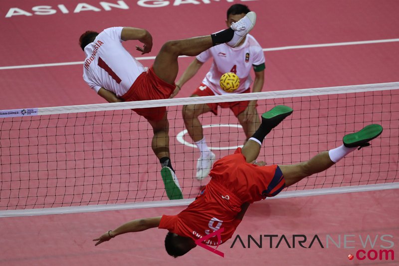 Tim takraw putra Indonesia ke semifinal