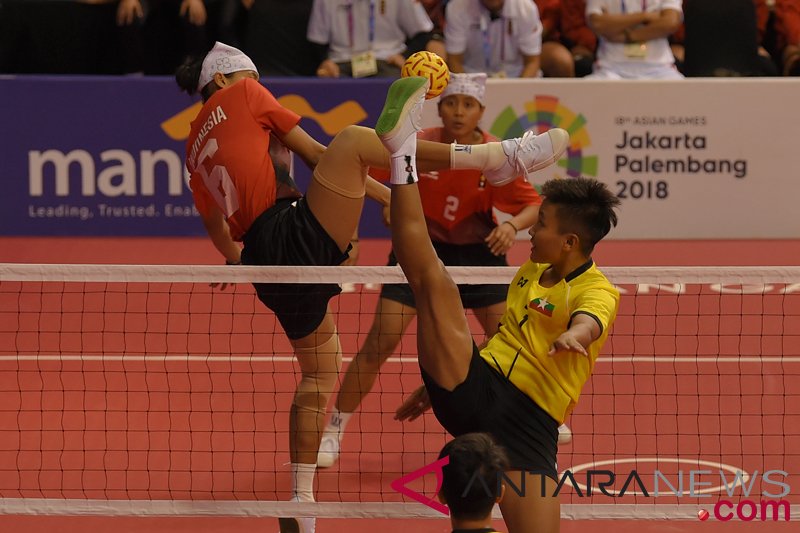 Asian Games (sepak takraw) - Indonesian men`s team easily defeats Iran