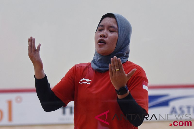 Squash Penyisihan Tunggal Putri Indonesia vs Pakistan