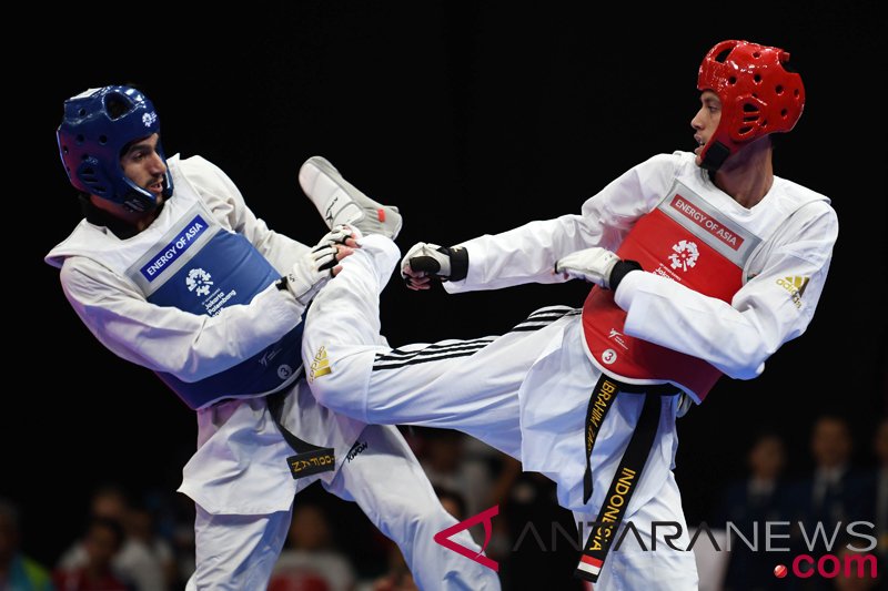 Taekwondo Kyorugi Putra Penyisihan Indonesia vs Pakistan