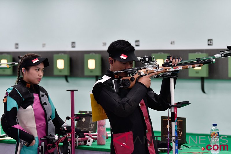 Menembak - Air Rifle Mixed Team