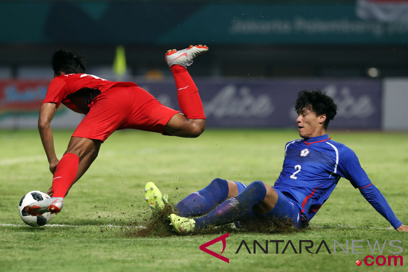 Sepakbola Indonesia vs ChinaTaipei