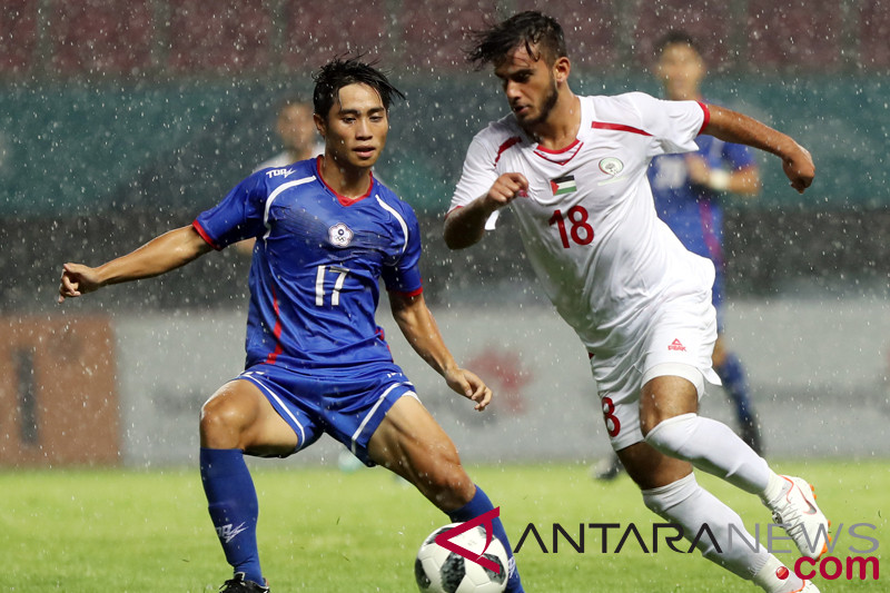 Sepakbola China Taipe Lawan Palestina