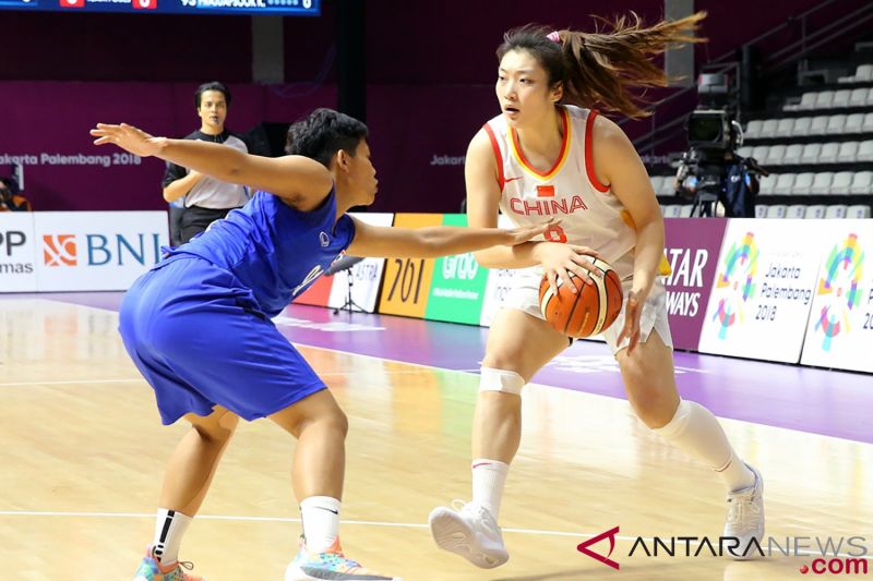 Penyisihan basket putri, China bukukan kemenangan telak atas Thailand
