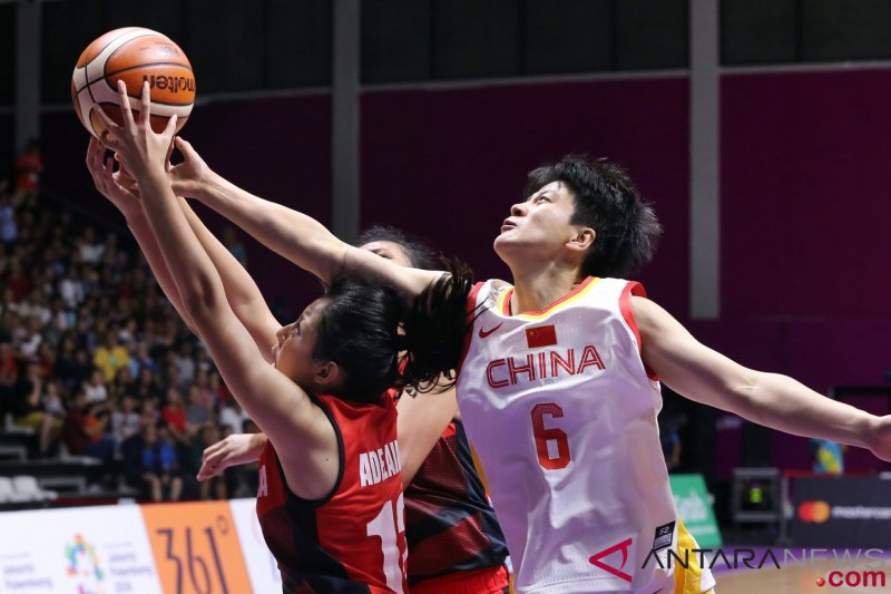 China peroleh tiket semifinal basket putri dari laga timpang kontra Indonesia