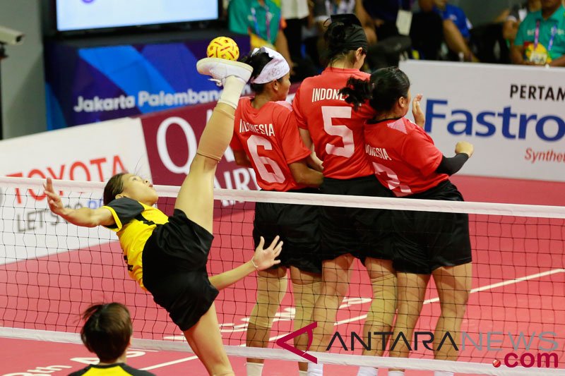 Semifinal Sepak Takraw Quadrant Putri