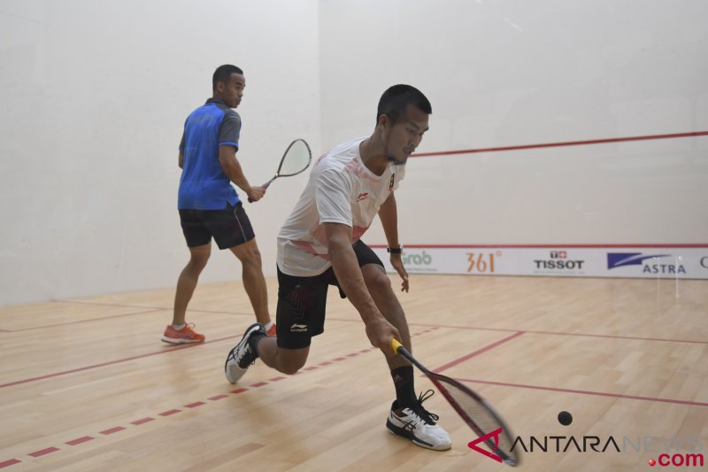 Penyisihan Squash Beregu Putra Indonesia VS Thailand