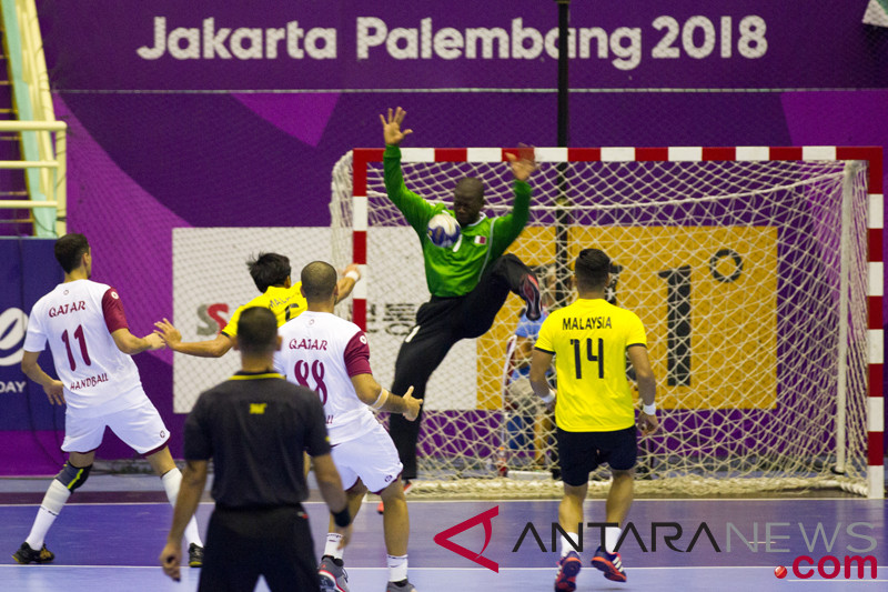 Bola Tangan Putra - Malaysia vs Qatar