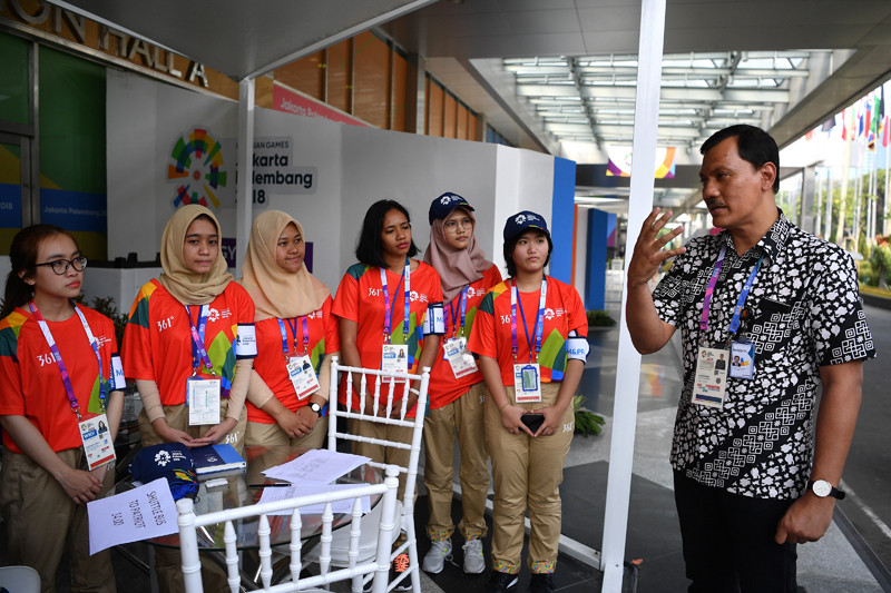 Apa kata relawan petugas layanan publik di Asian Games 2018?