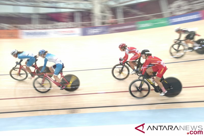 Emas balap sepeda madison putri milik Korea Selatan