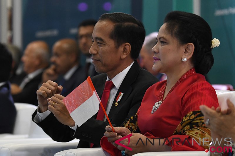 Presiden Joko Widodo Menghadiri Pembukaan Asian Games 2018