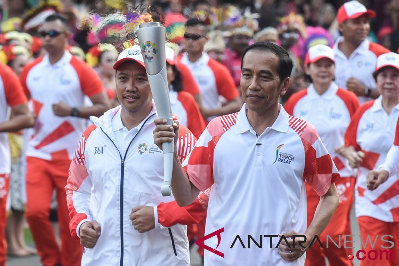 Presiden Bawa Obor Asian Games