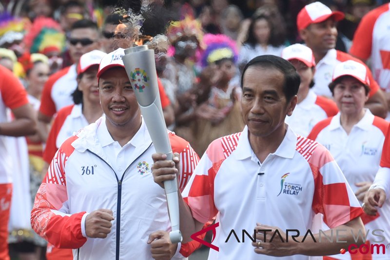 Presiden Bawa Obor Asian Games