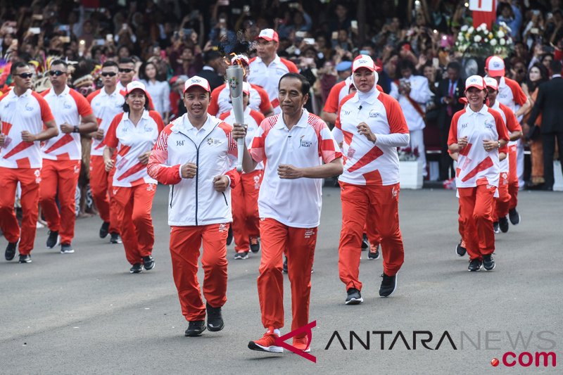 Presiden Bawa Obor Asian Games