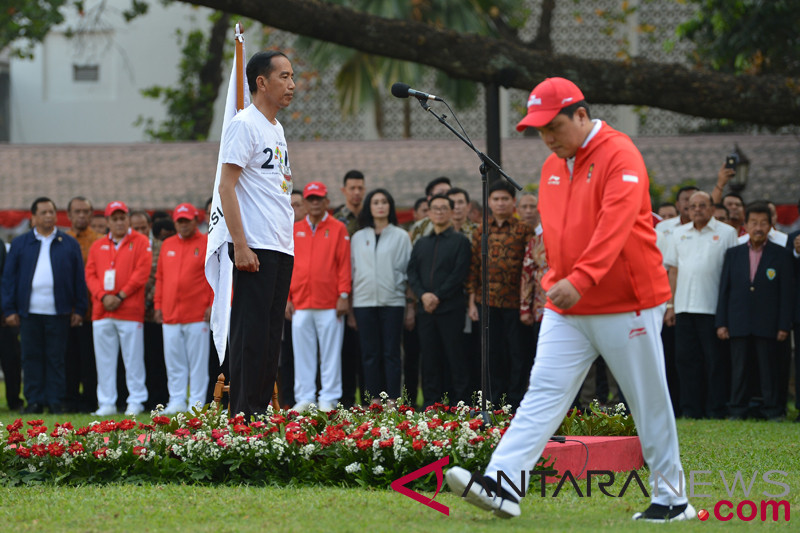 Presiden Melepas Kontingan Asian Games