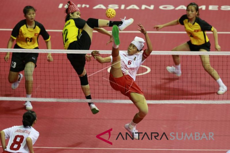 SEPAK TAKRAW PUTRI INDONESIA VS VIETNAM