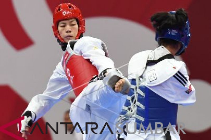 TAEKWONDO KYORUGI PI INDONESIA KALAHKAN TAEKWONDO TIMOR LESTE