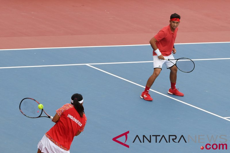 Tenis ganda putra Indonesia di Asian Games habis