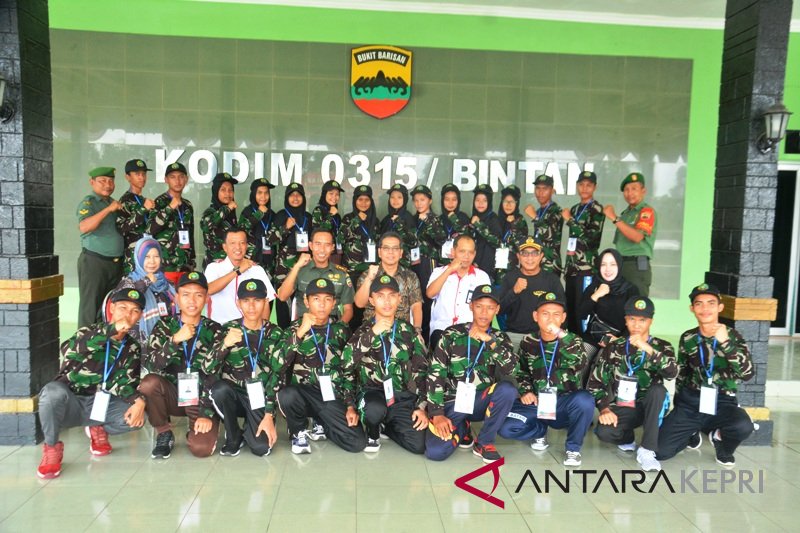 BUMN Hadir - Komandan Kodim 0315 Bintan motivasi peserta SMN
