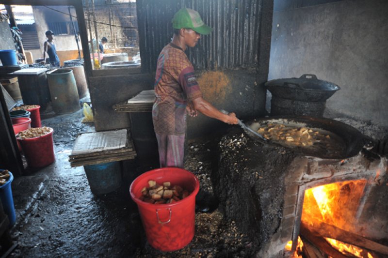 Harga produk berbahan baku kedelai di Palembang
