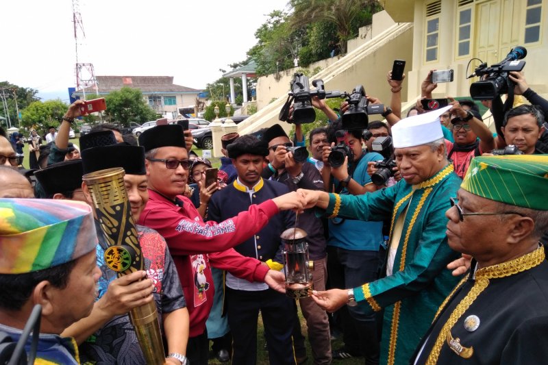 Asian Para Games torch arrives at Ternate sultanate