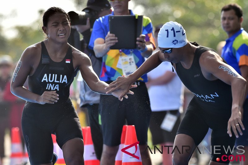 Asian Games (triathlon) - Indonesian triathlon athletes learn a lot from 2018 Asian Games