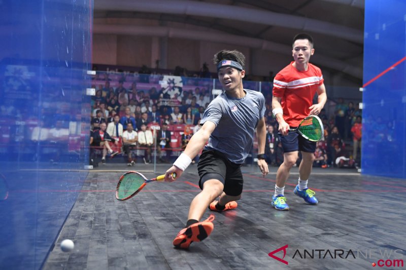 Squash Beregu Putra Final Hong Kong Vs Malaysia