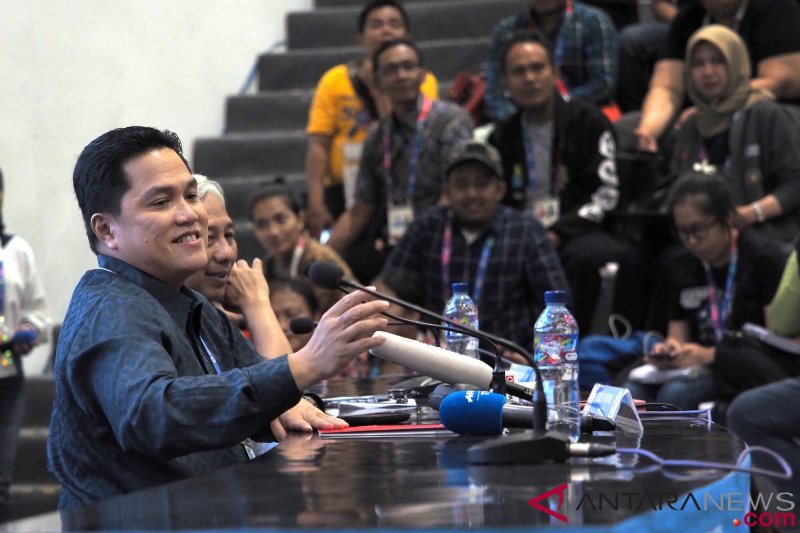 Konferensi Pres Erick Thohir