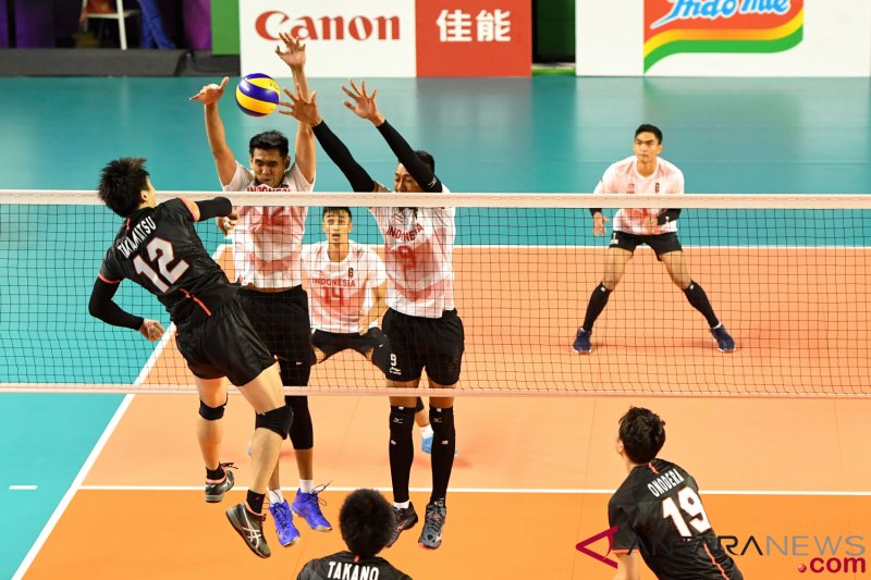 Jepang vs indonesia. Park Jeong-Ah Volleyball. Para games 2018 Tokio.