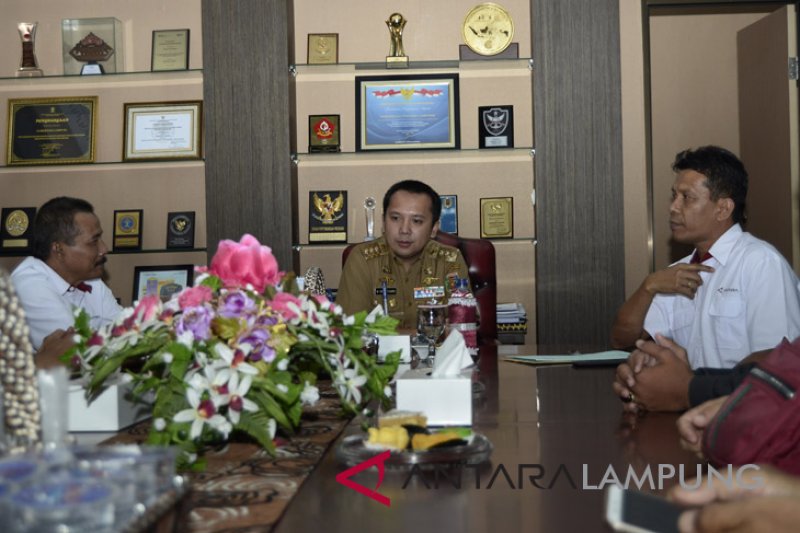 GUBERNUR TERIMA AUDIENSI LKBN ANTARA BIRO LAMPUNG