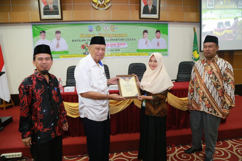 Wagub Lepas Kontingen Kaltara untuk MTQ Nasional ke-27