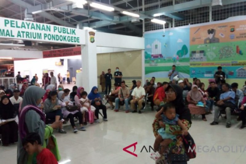 Gerai pelayanan publik di mal Pondokgede Bekasi dioperasionalkan