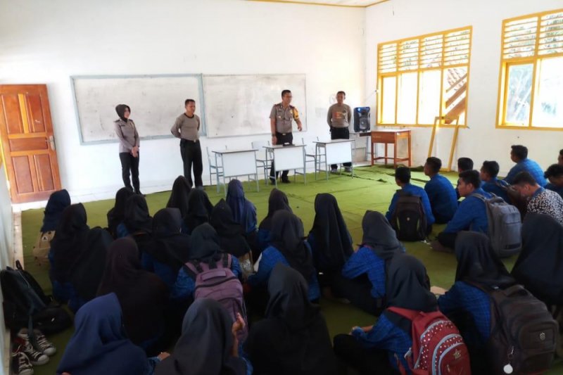 Polres Waykanan berikan "Binluh" terkait narkoba