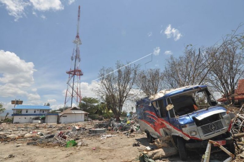 Kerusakan Kantor TVRI Sulteng