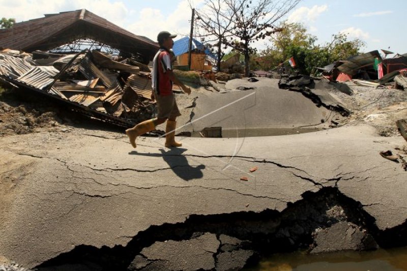 Situasi pascagempa di Palu Selatan