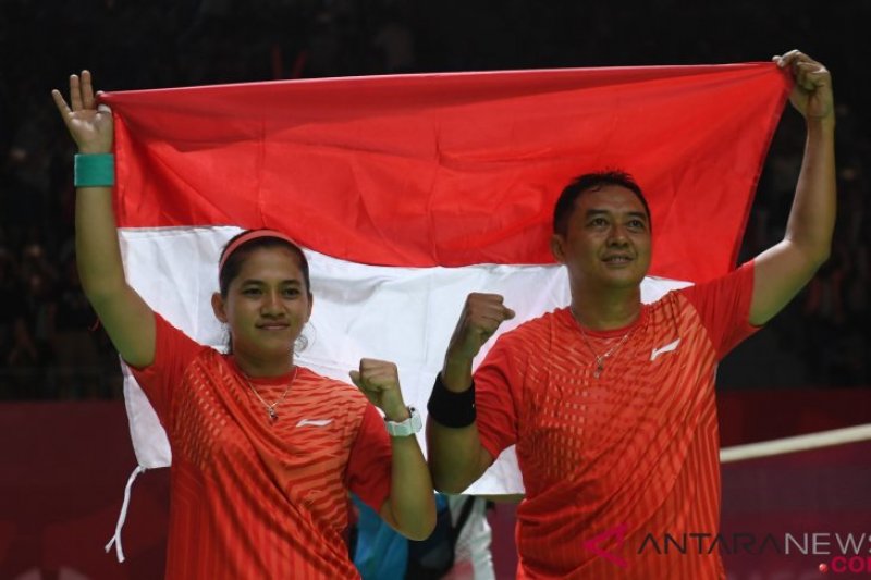 Pebulutangkis Hary/Leani sabet emas kedua bagi Indonesia dari Paralimpiade Tokyo