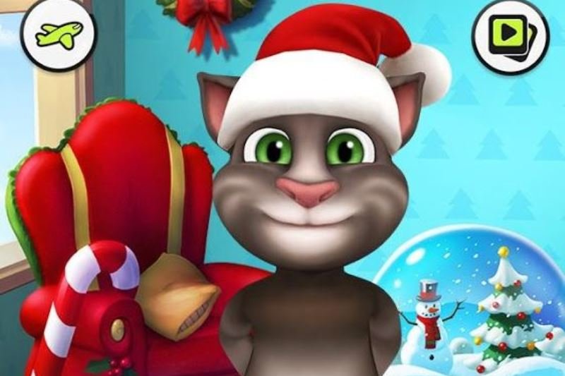 Игры типа тома. Говорящий том игра. Tom talking Christmas. Talking Tom Christmas Christmas. My talking Tom Christmas.