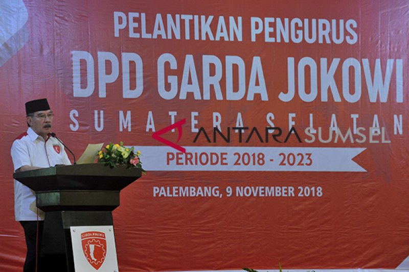 Antasari Azhar lantik Garda Jokowi Sumsel