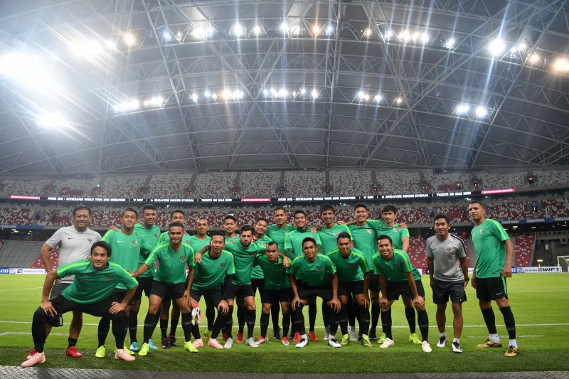 Latihan Timnas Indonesia