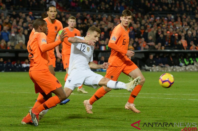 Nations League: Belanda Menang 2-0 atas Prancis