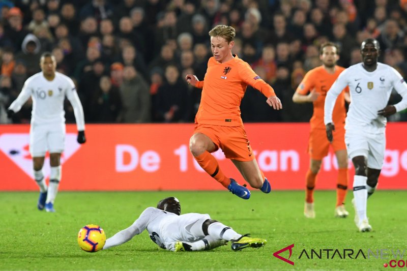 Nations League: Belanda Menang 2-0 atas Prancis