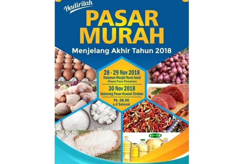 Pasar murah akhir tahun di Cirebon digelar