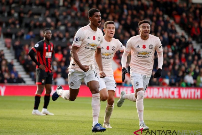 Gol 'injury time' Rashford menangkan MU atas Bournemouth