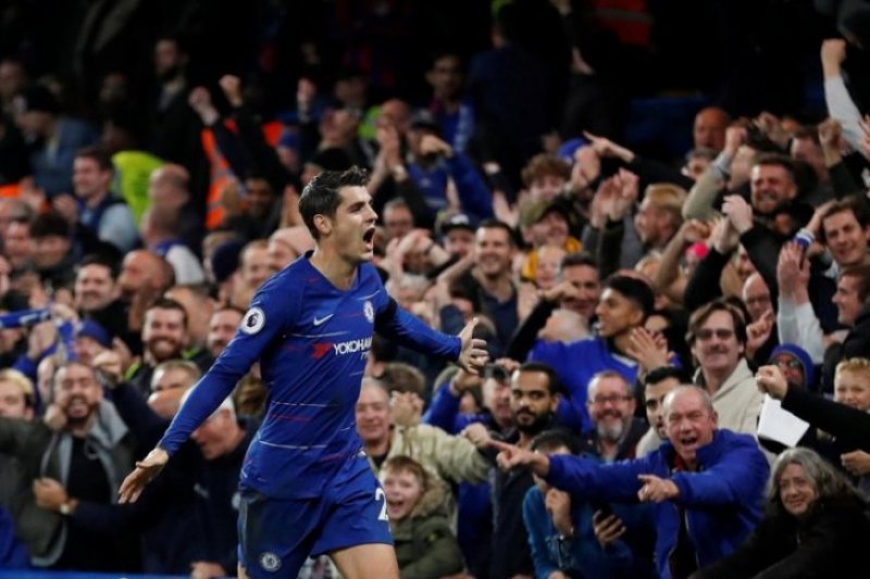 Chelsea taklukkan Palace, Morata sumbang dua gol