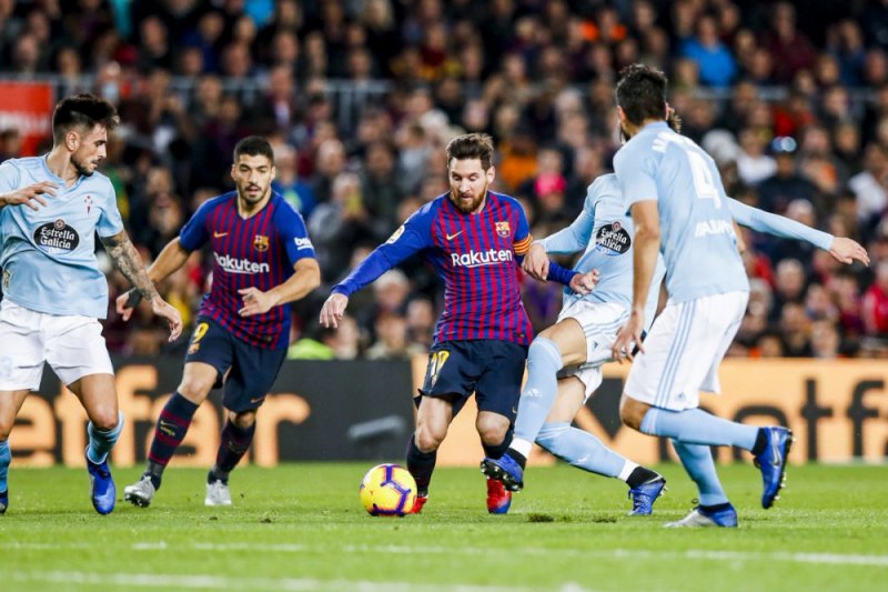 Messi dan Dembele bawa Barcelona menang mudah atas Celta Vigo