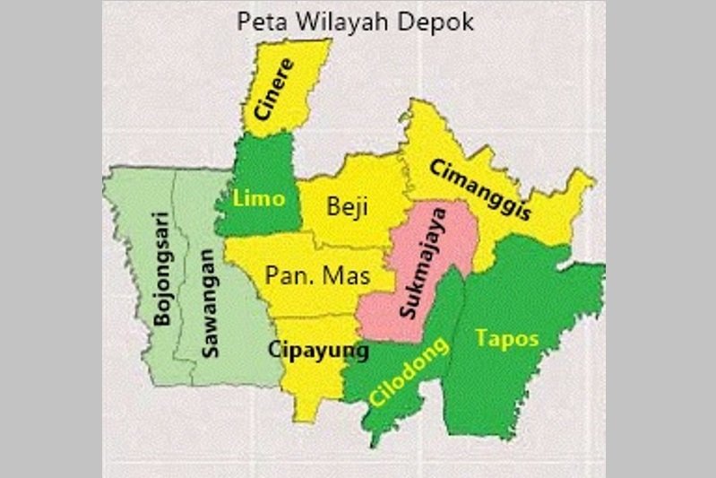 Daftar Kecamatan dan Kelurahan di Kota Depok