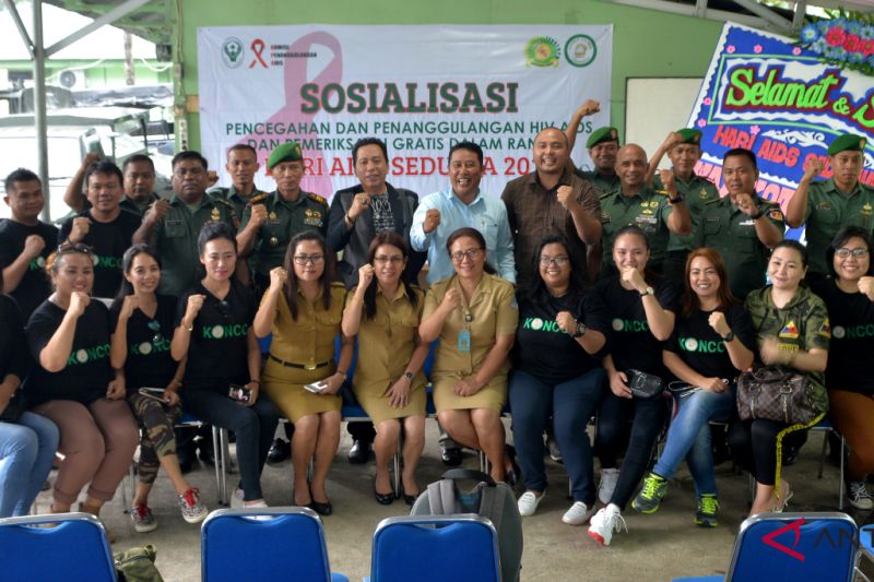 SOSIALISASI PENANGGULANGAN HIV/AIDS DI KALANGAN TNI