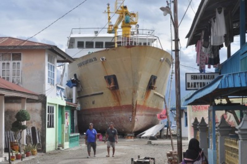 KM Sabuk Nusantara di pindahkan ke laut