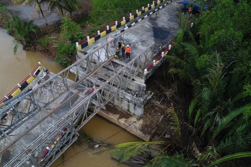 Jembatan penghubung Tasik-Garut masuki tahap penyelesaian